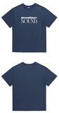 オルモストブルー(Almost Blue) ALMOSTBLUE SOUND LOGO T-SHIRT - NAVY