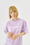 オルモストブルー(Almost Blue) ALMOSTBLUE SOUND LOGO T-SHIRT - LAVENDER