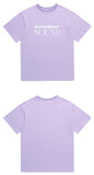 オルモストブルー(Almost Blue) ALMOSTBLUE SOUND LOGO T-SHIRT - LAVENDER