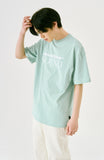 オルモストブルー(Almost Blue) ALMOSTBLUE SOUND LOGO T-SHIRT - APPLE GREEN