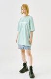 オルモストブルー(Almost Blue) ALMOSTBLUE SOUND LOGO T-SHIRT - APPLE GREEN