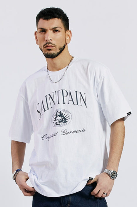セイントペイン(SAINTPAIN) SP GRACEFUL T SHIRTS-WHITE