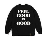 STIGMA(スティグマ)  22 FEEL GOOD OVERSIZED HEAVY SWEAT CREWNECK BLACK