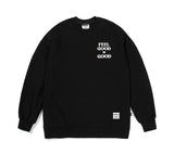 STIGMA(スティグマ)  22 FEEL GOOD OVERSIZED HEAVY SWEAT CREWNECK BLACK