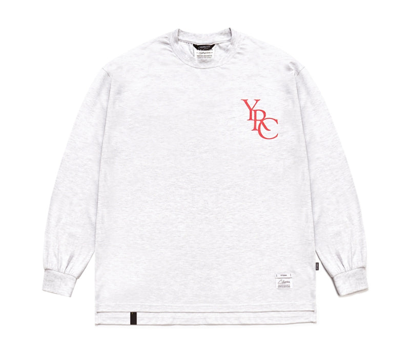 STIGMA(スティグマ)  22 YOUNG&RICH OVERSIZED LONG SLEEVES T-SHIRTS WHITE MELANGE