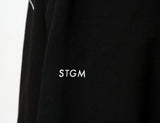 STIGMA(スティグマ) STIGMA X HRTM OVERSIZED MEDIUM SWEAT HOODIE BLACK