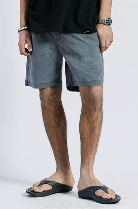 セイントペイン(SAINTPAIN) SP COTTON WASHING SHORTS-CHARCOAL