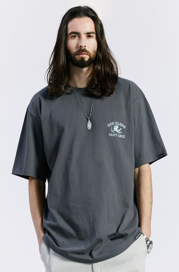 セイントペイン(SAINTPAIN) SP BABY ANGEL T SHIRTS-CHARCOAL