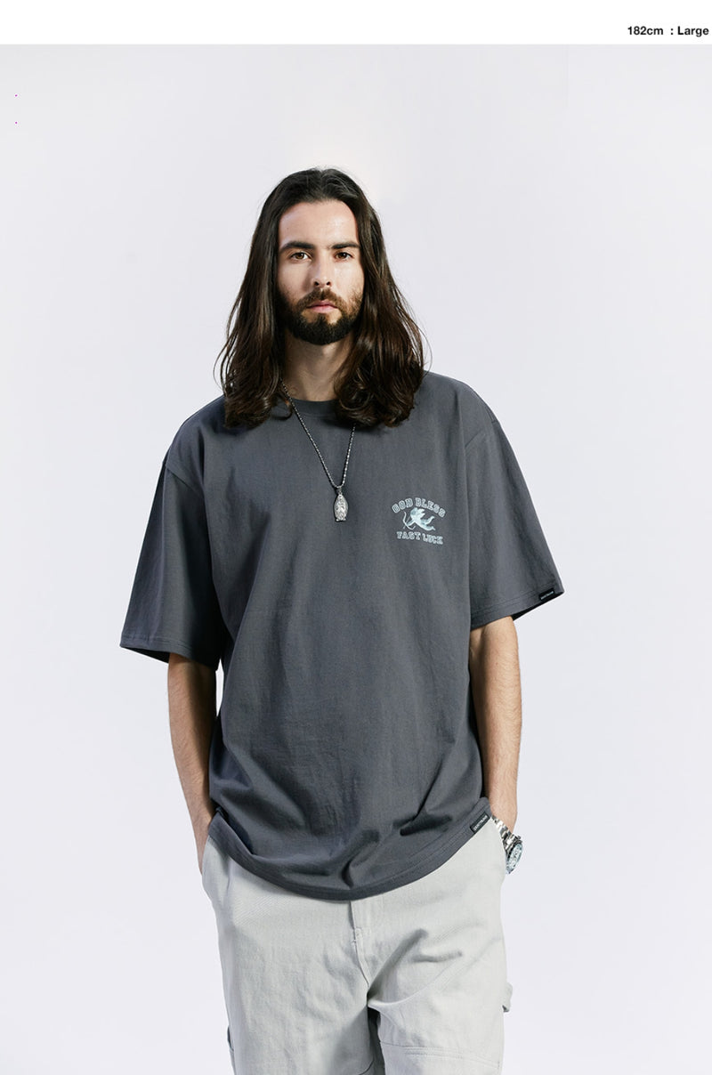 セイントペイン(SAINTPAIN) SP BABY ANGEL T SHIRTS-CHARCOAL