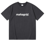 mahagrid (マハグリッド)  BASIC LOGO TEE[CHARCOAL]