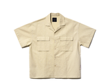 EZKATON (エズカートン)　EZ Miracle Short Sleeve Shirt Beige STSS6590