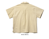 EZKATON (エズカートン)　EZ Miracle Short Sleeve Shirt Beige STSS6590
