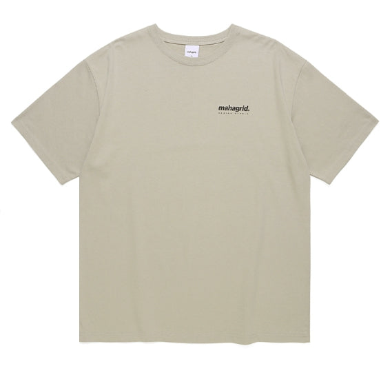 mahagrid (マハグリッド)  ORIGIN LOGO TEE[BEIGE]