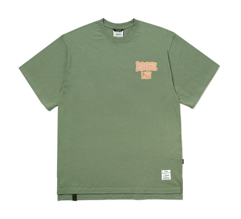 STIGMA(スティグマ) 22 BEAUTIFUL LIFE OVERSIZED T-SHIRTS JUNGLE GREEN