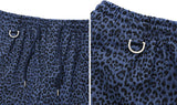 セイントペイン(SAINTPAIN) SP DENIM LEOPARD SHORTS-DEEP BLUE