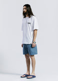 セイントペイン(SAINTPAIN) SP COTTON WASHING SHORTS-BLUE