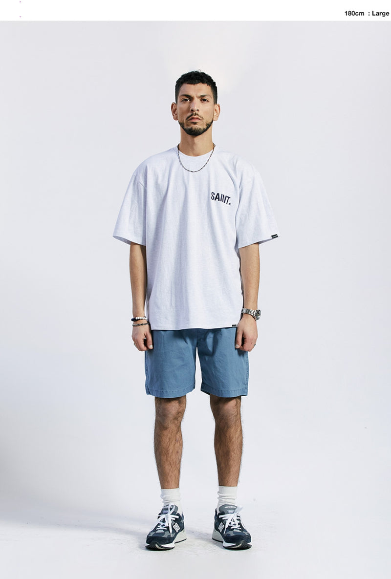 セイントペイン(SAINTPAIN) SP HORSE SHOE T SHIRTS-ASH MELANGE