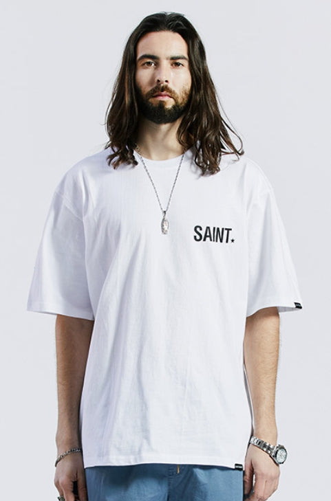セイントペイン(SAINTPAIN) SP HORSE SHOE T SHIRTS-WHITE