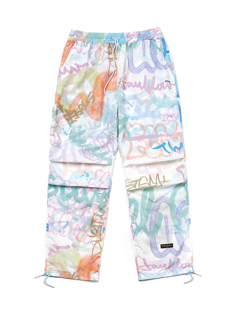 STIGMA(スティグマ) 22 PAINTING FIELD PANTS WHITE MULTI
