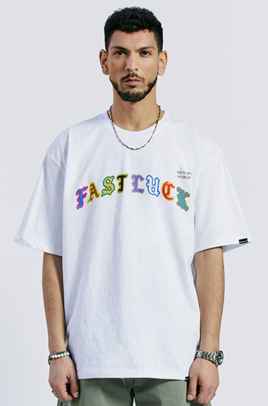 セイントペイン(SAINTPAIN) SP FAST LUCK T SHIRTS-WHITE