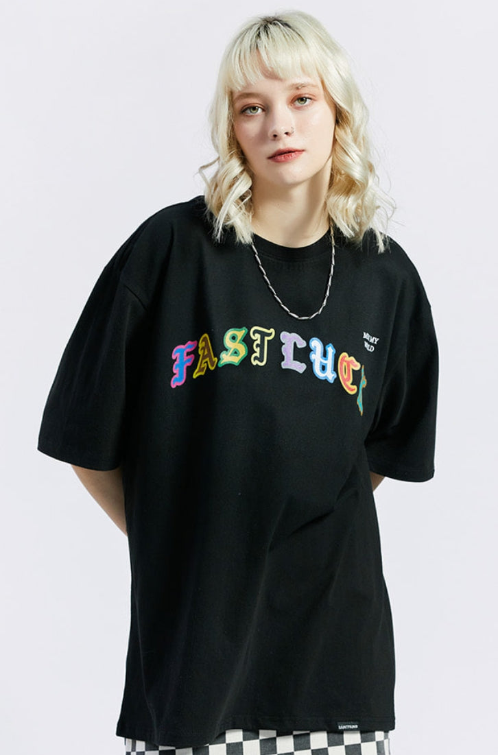 セイントペイン(SAINTPAIN) SP FAST LUCK T SHIRTS-BLACK