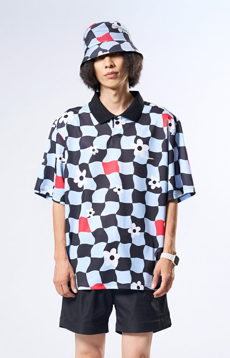 STIGMA(スティグマ) 22 CHECKER GOLF OVERSIZED PK T-SHIRTS PATTERN