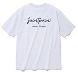 セイントペイン(SAINTPAIN) SP CALLI LOGO T SHIRTS-ASH MELANGE