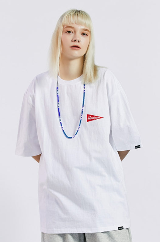 セイントペイン(SAINTPAIN) SP FLAG T SHIRTS-WHITE