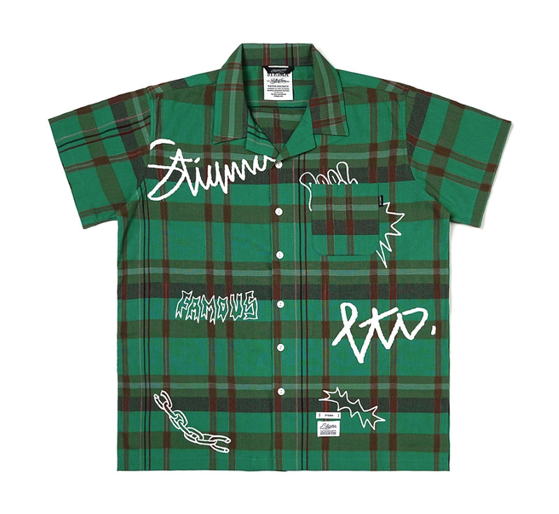 STIGMA(スティグマ) 22 GORGEOUS SHORT SLEEVES SHIRTS GREEN