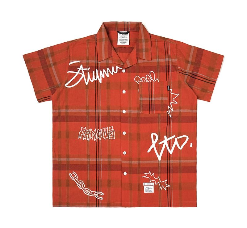 STIGMA(スティグマ) 22 GORGEOUS SHORT SLEEVES SHIRTS ORANGE