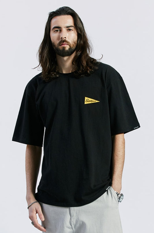 セイントペイン(SAINTPAIN) SP FLAG T SHIRTS-BLACK