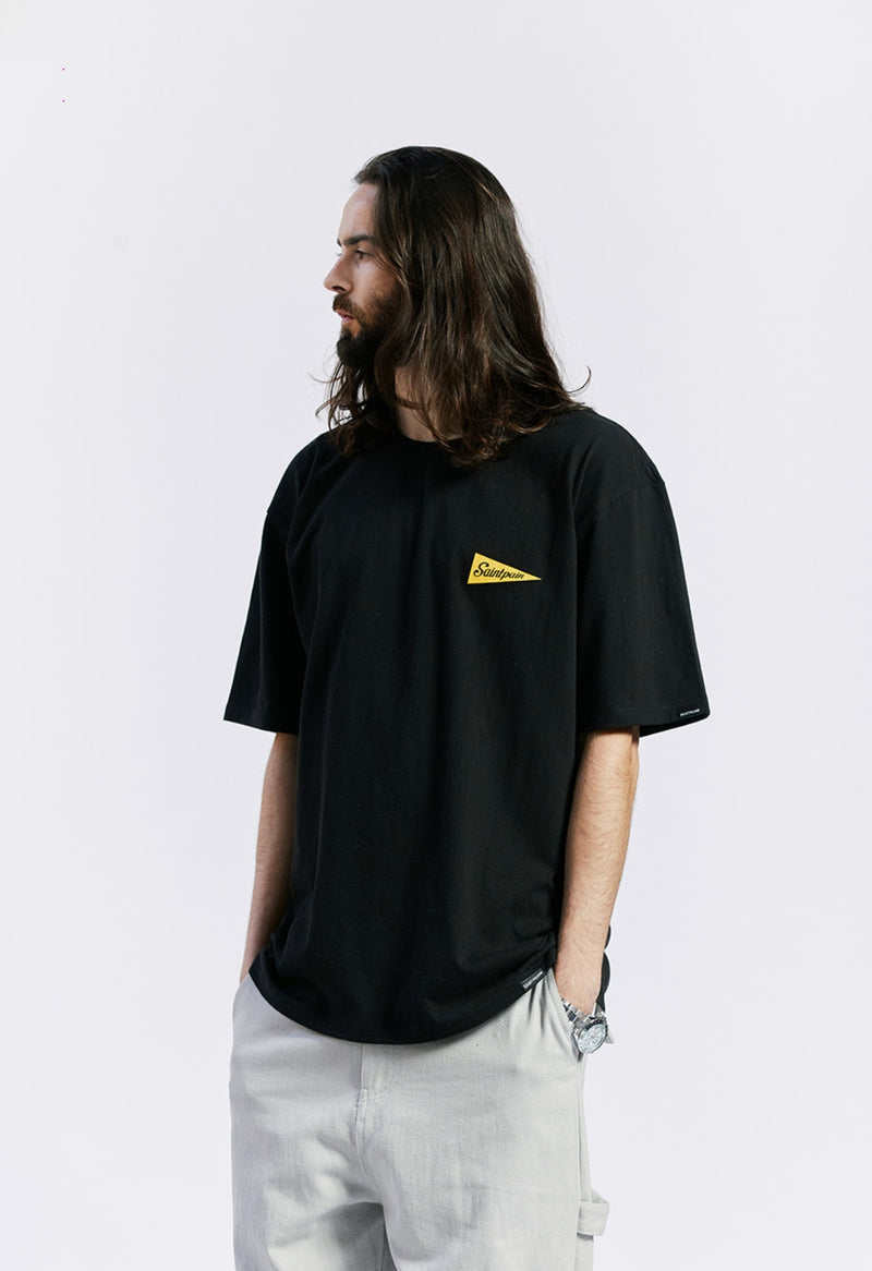 セイントペイン(SAINTPAIN) SP FLAG T SHIRTS-BLACK