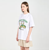 アクメドラビ(acme' de la vie) EUPHORIA GIRAFFE SHORT SLEEVE T-SHIRT WHITE