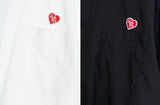 VARZAR(バザール) Heart Logo Silky Over Fit Half Shirts (2color)
