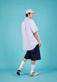 VARZAR(バザール) Heart Logo Oxford Over Fit Half Shirts (3color)