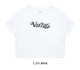 VARZAR(バザール) Leaf VZ Logo Crop T-Shirts (4color)