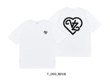 VARZAR(バザール) VZ Line Heart T-Shirts (2color)