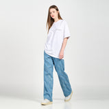 アクメドラビ(acme' de la vie) PEARL PRINTING LOGO SHORT SLEEVE T-SHIRT WHITE