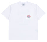 アクメドラビ(acme' de la vie) GRADATION CRAYON LOGO SHORT SLEEVE T-SHIRT WHITE