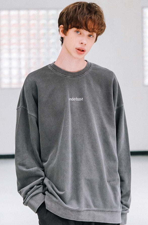 UNDERBASE(アンダーベース) Harry Pigment Washing Sweatshirt 6COLOR OYMT9058