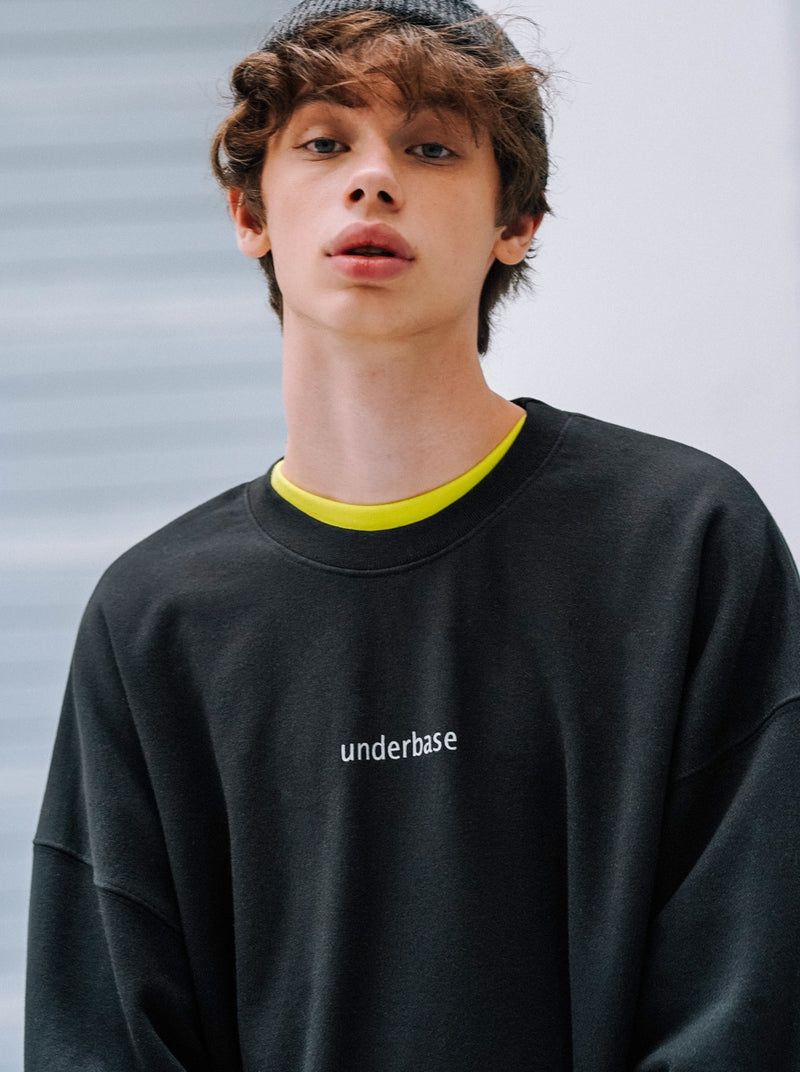 UNDERBASE(アンダーベース) Harry Pigment Washing Sweatshirt 6COLOR OYMT9058