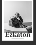 EZKATON (エズカートン)　Satin Logo Sweatshirt Gray Beige JJMT6612