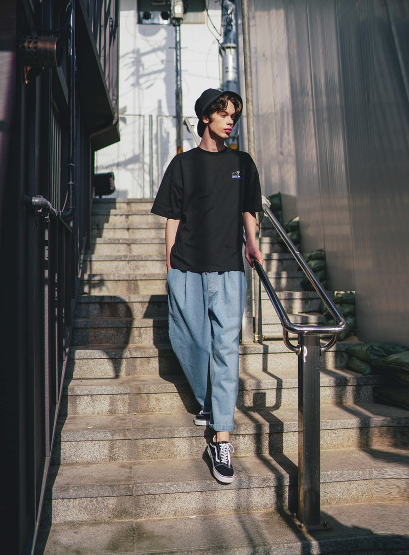 UNDERBASE(アンダーベース) Travel Short-sleeve Black OYST9075