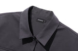 UNDERBASE(アンダーベース) It's two-pocket short-sleeved shirt Dark gray ISSS9087
