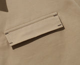 UNDERBASE(アンダーベース) It's two-pocket short-sleeved shirt Beige ISSS9087