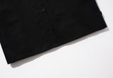UNDERBASE(アンダーベース) It's two-pocket short-sleeved shirt Black ISSS9087