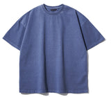 UNDERBASE(アンダーベース) Semond Pigment Short-Sleeved Blue Gray ISST9089
