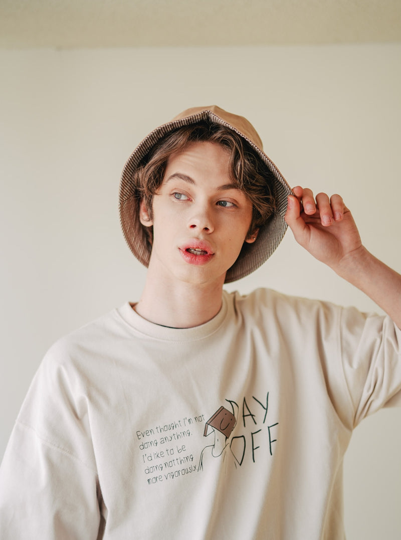 UNDERBASE(アンダーベース) Dayoff Short-sleeve Beige WSST9090