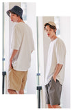 UNDERBASE(アンダーベース) Single overfit short-sleeve white ISST9052