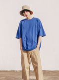 UNDERBASE(アンダーベース) Single overfit short-sleeve classic blue ISST9052